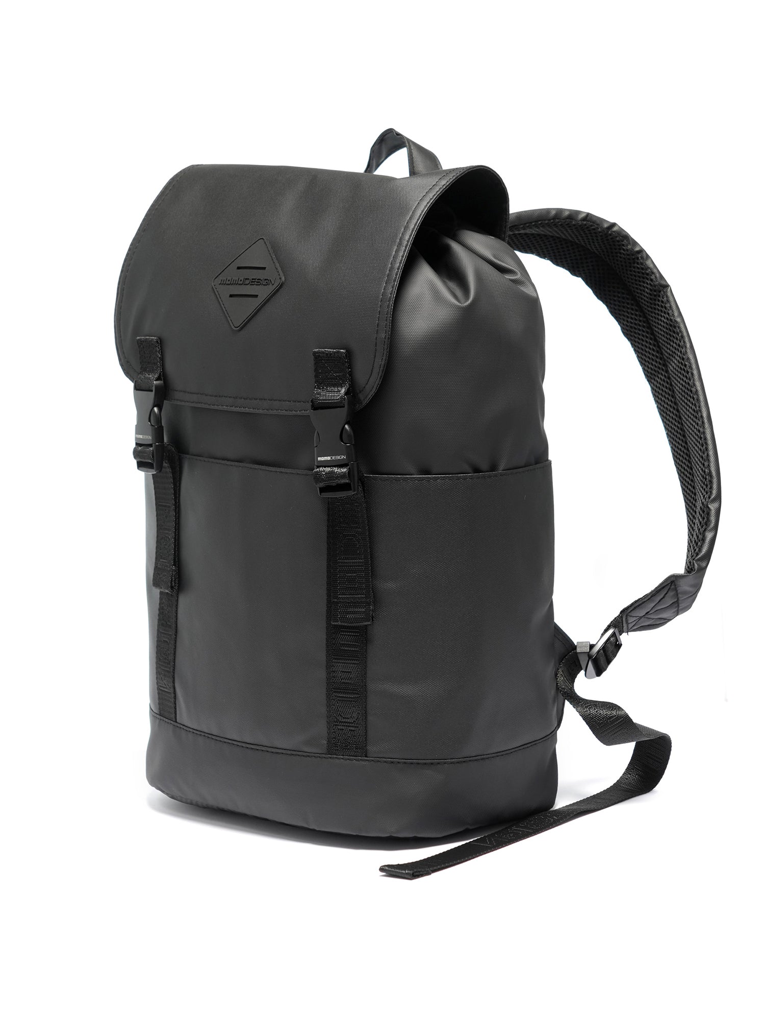 Zaino da uomo in poliuretano Casual SUNNY-BLACK Momo Design