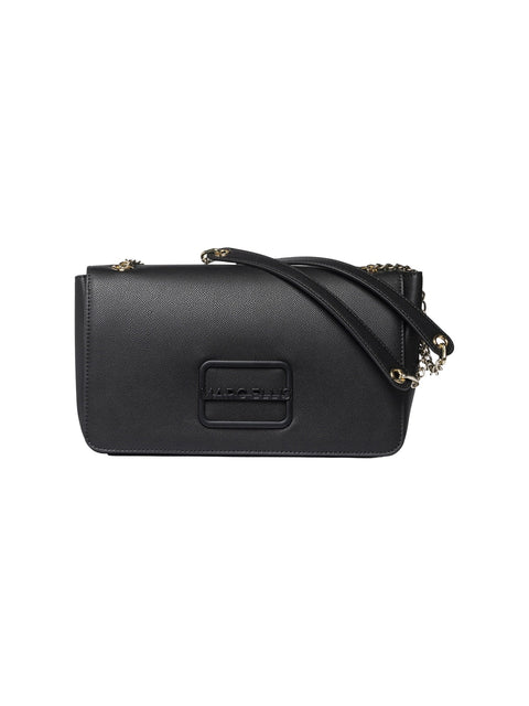 Borsa a Spalla in Pelle Vegana Nero