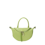 Mae Borsa a mano da donna Vera pelle 07142-D12 VERDE Viola Castellani