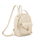 Zaino da donna in pelle vegana Casual 712-3PT-BEIGE Diana&co