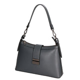 Aurelia Borsa a spalla da donna Vera pelle 05694-PL27 CENERE Gave Lux