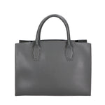 Lodovica Borsa a mano da donna Vera pelle 06544GRIGIO SCURO Gave Lux
