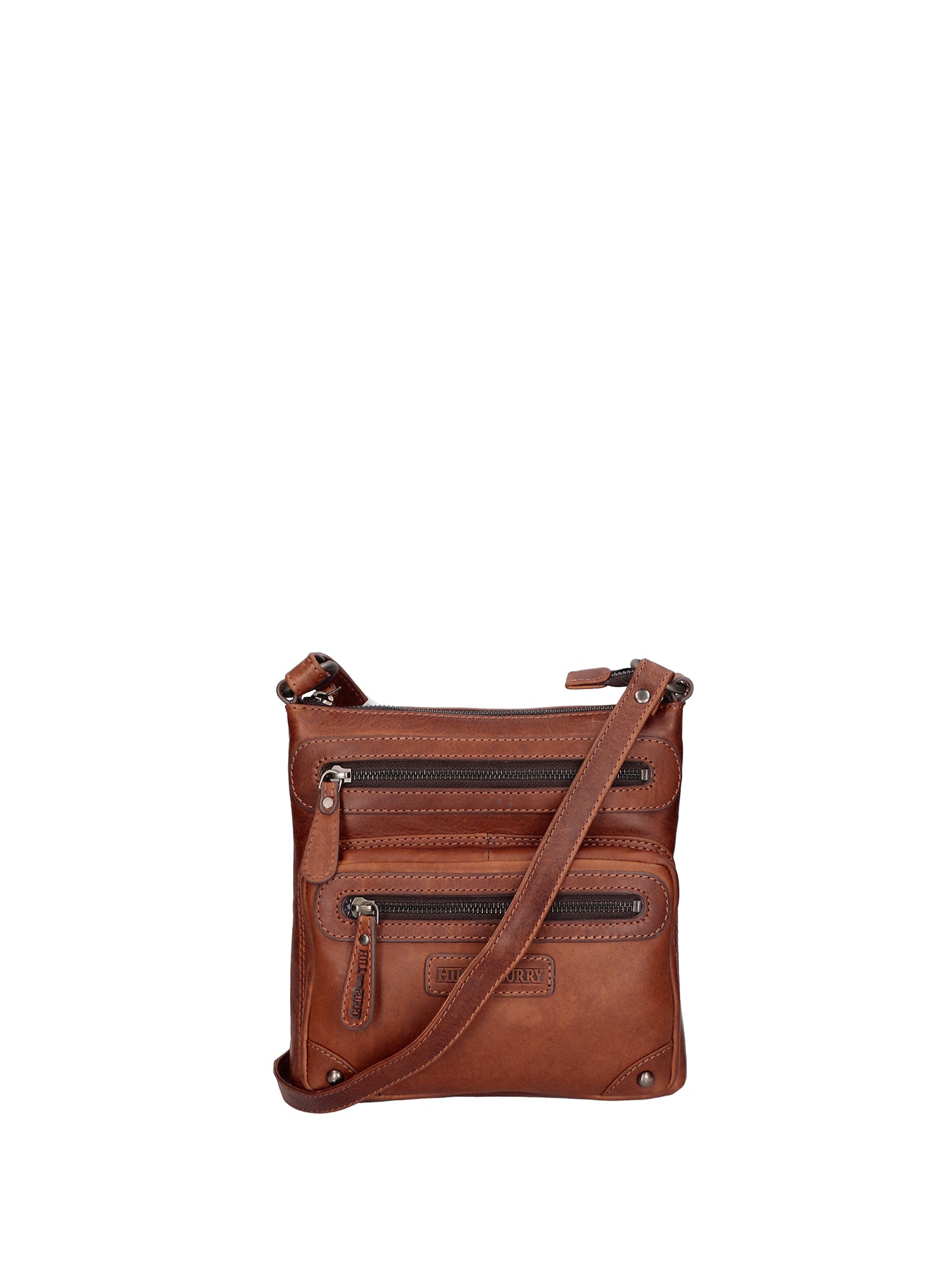 Borsa a tracolla da uomo Vera pelle RFID HILB-15118-T.MORO Hill Burry