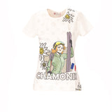 T-Shirt da donna In Cotone e Elastane Prodotto artigianale Regular Fit