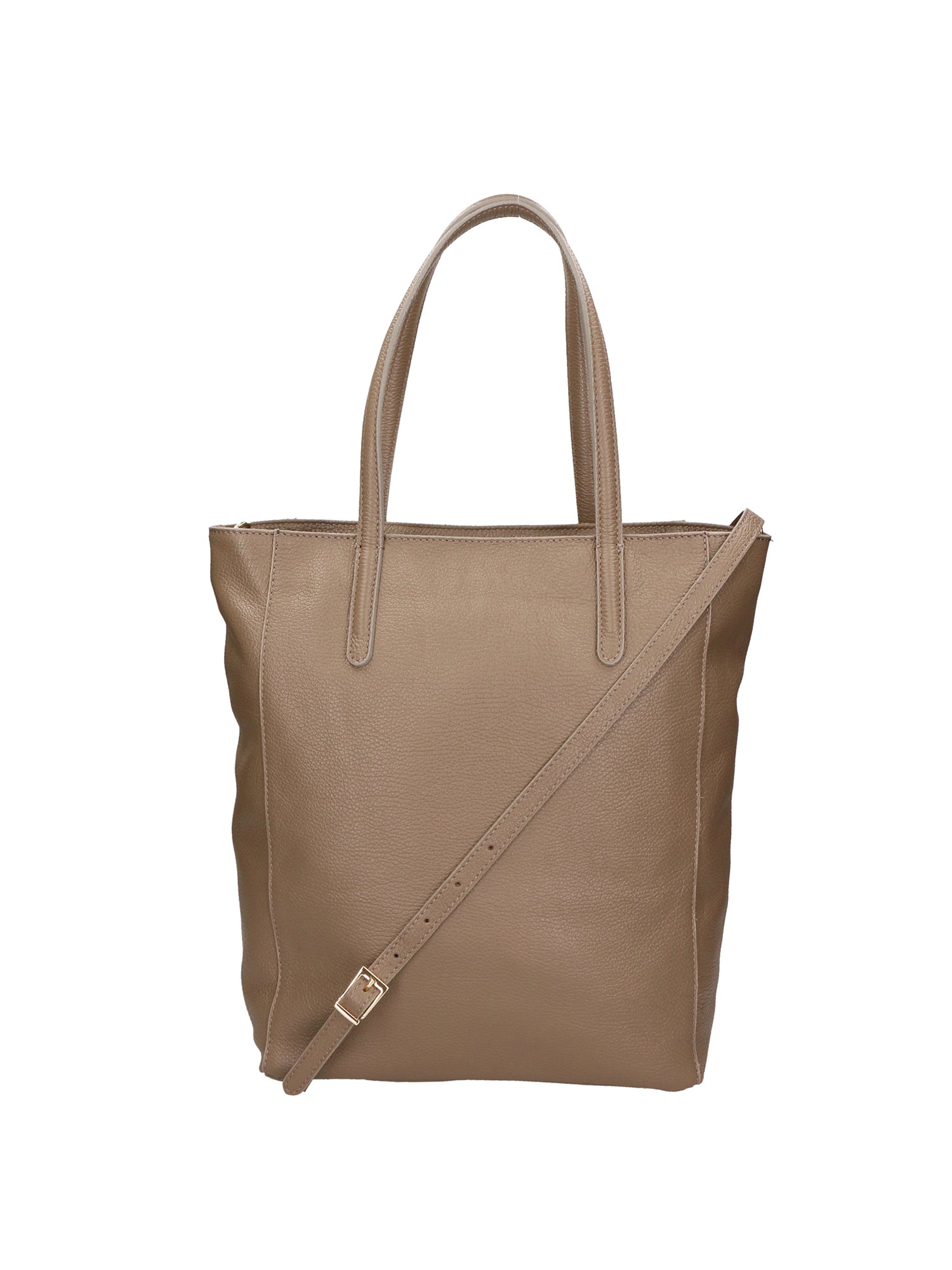 Annachiara Borsa a spalla da donna Vera pelle 05416-D40 TAUPE Gave Lux