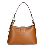 Aurelia Borsa a spalla da donna Vera pelle 05694-PL17 CUOIO SCURO Gave Lux