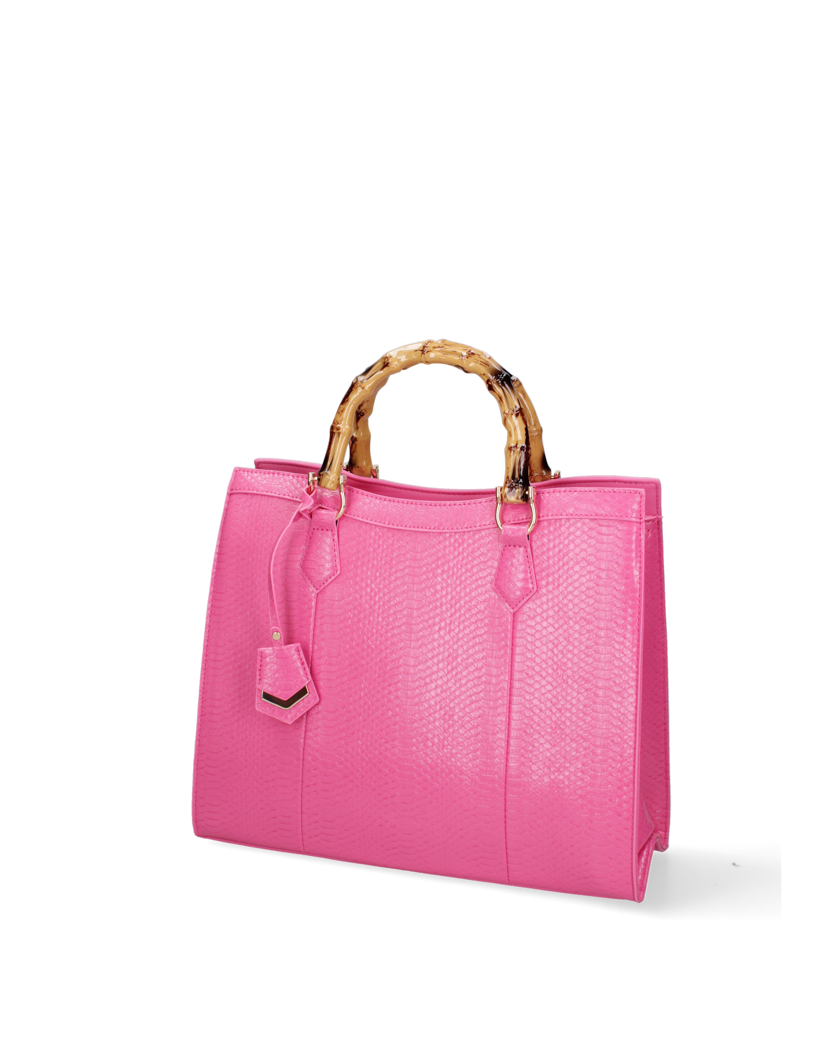 Borsa a spalla da donna Ecopelle vegana DC3333-3-FUCHSIA Diana&co