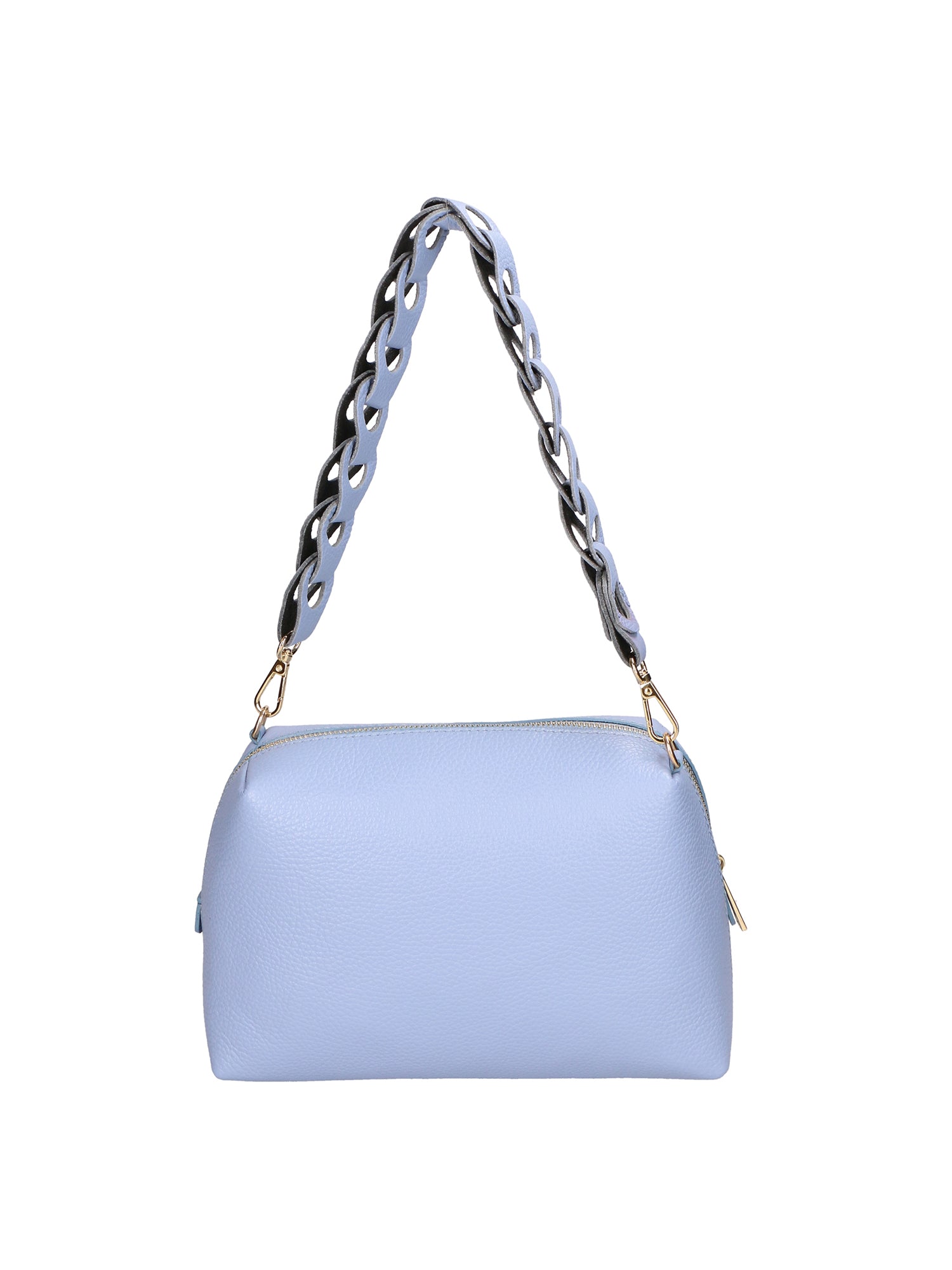 Livia Borsa a spalla da donna Vera pelle 06443-AZZURRO Gave Lux