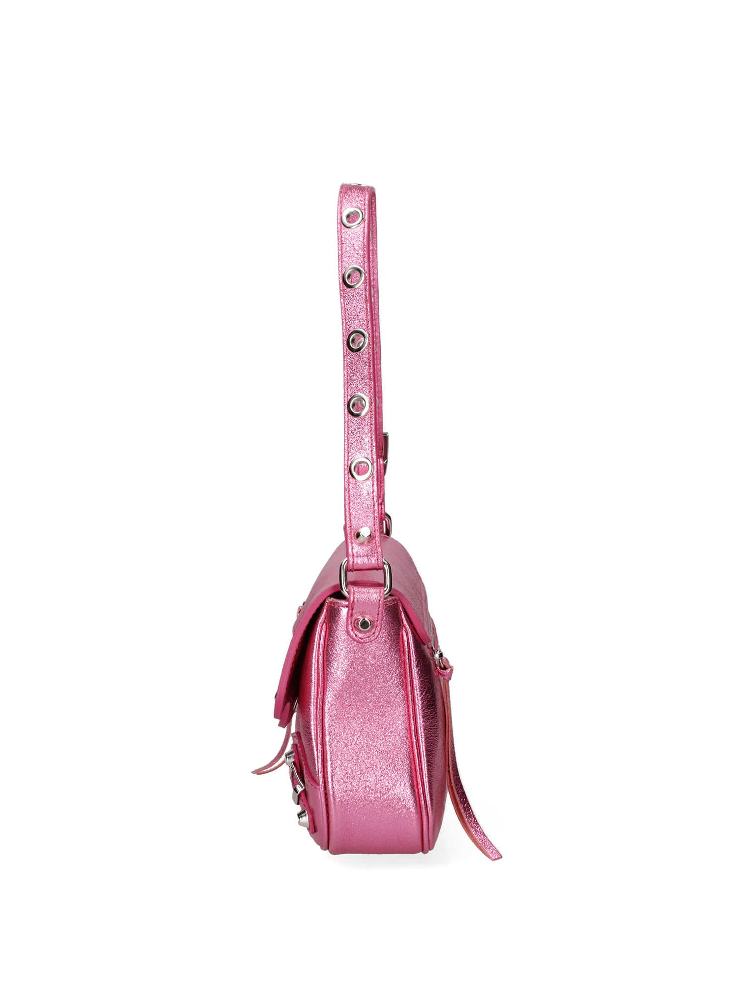 Borsa a spalla da donna Vera pelle 07234-L025 FUXIA CHIARO Roberta Rossi