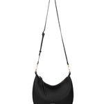 Borsa a spalla da donna 100% pelle vegana PU 715-1PT-BLACK Diana&co