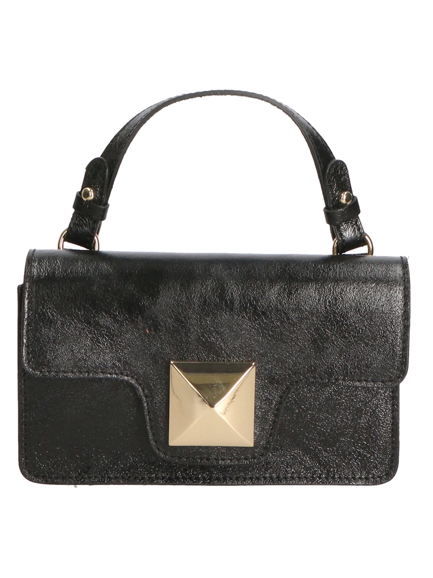Hellen Borsa a mano da donna Vera pelle 06010-L022 NERO Gave Lux