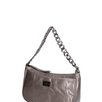 Borsa a spalla da donna Vera pelle JR-W-1188SHINY-D. GREY-CDF John Richmond