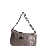 Borsa a spalla da donna Vera pelle JR-W-1188SHINY-D. GREY-CDF John Richmond
