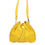 Ravello Borsa a spalla da donna Vera pelle 8977-GIALLO Gave Lux