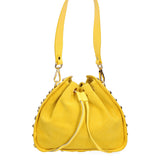 Ravello Borsa a spalla da donna Vera pelle 8977-GIALLO Gave Lux