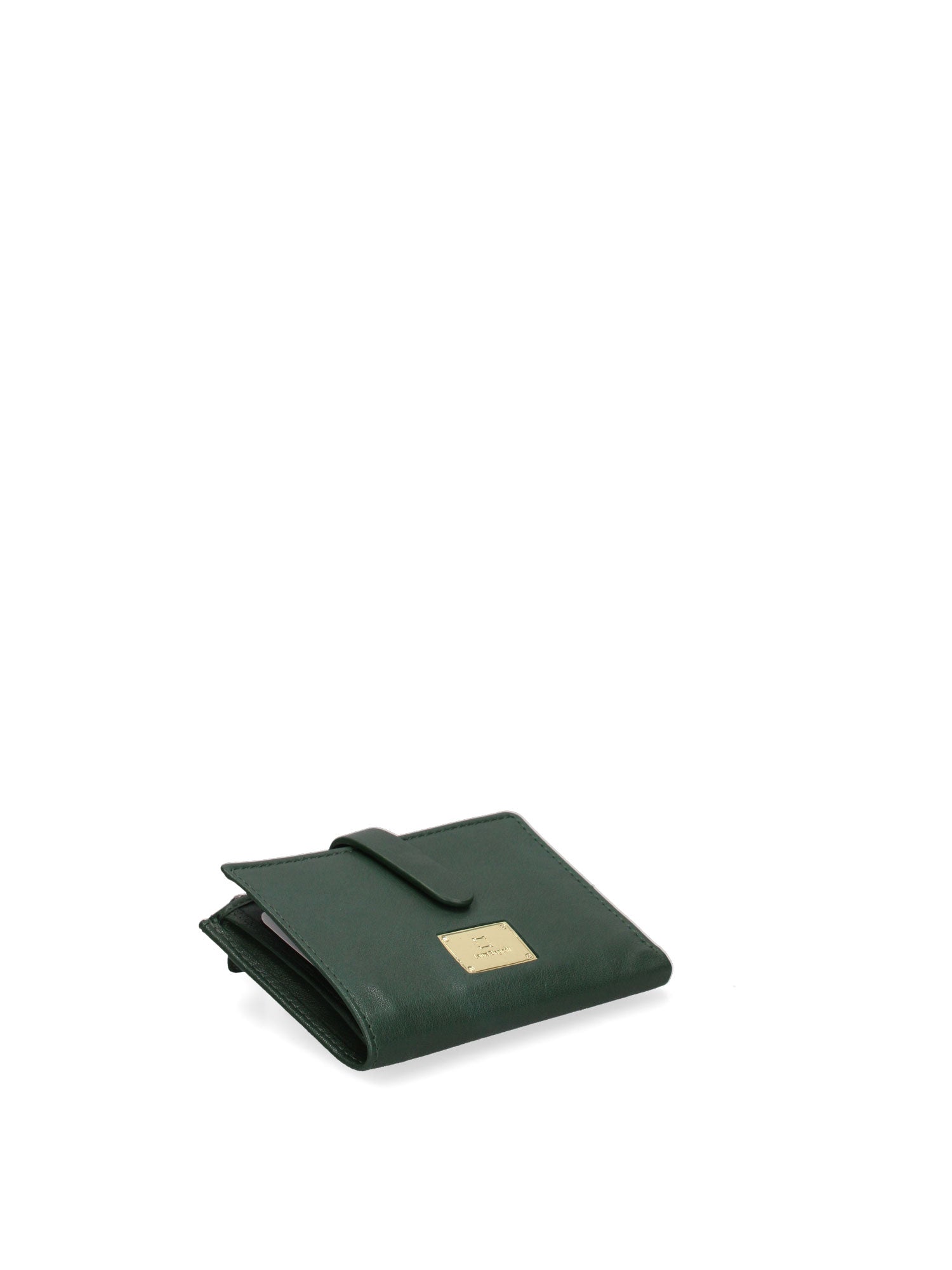 Portafoglio da donna in vera pelle Casual LB7702-20-GREEN Laura Biagiotti