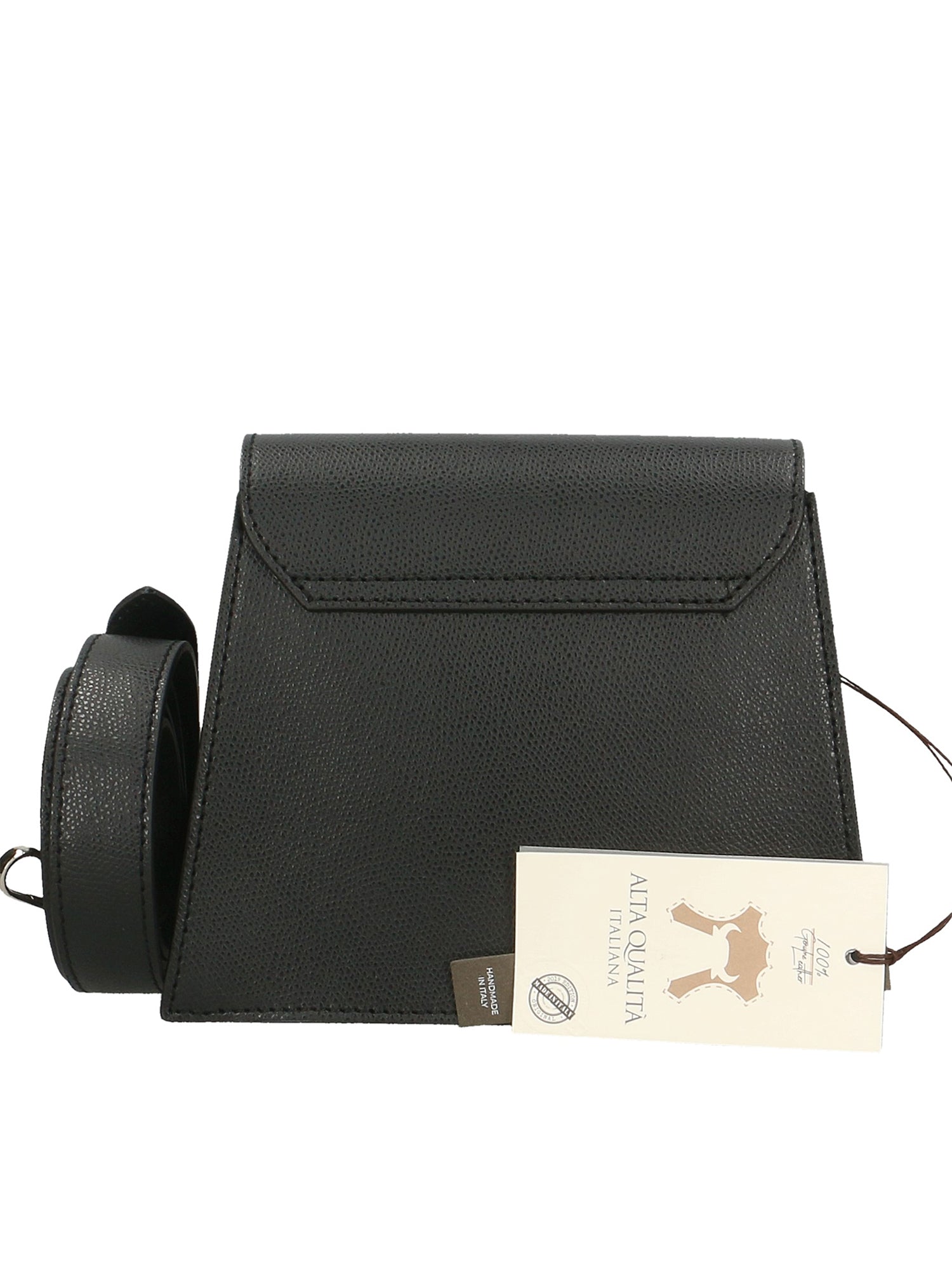 Eolara Borsa a spalla da donna Vera pelle 193842-NERO BLACK Gave Lux
