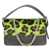 Aleide Borsa a mano da donna Vera pelle 04858-LEO G VERDE Gave Lux