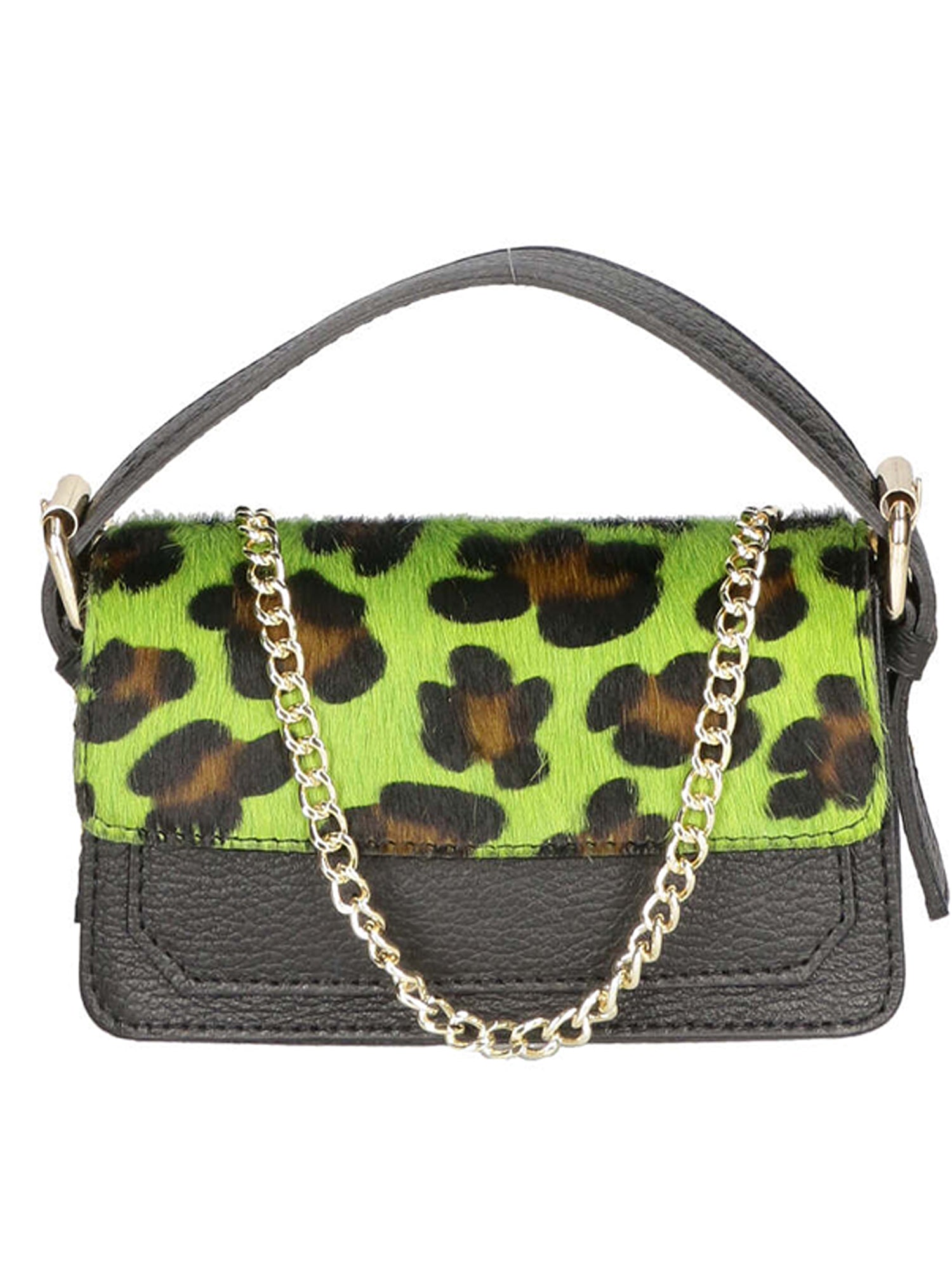 Aleide Borsa a mano da donna Vera pelle 04858-LEO G VERDE Gave Lux
