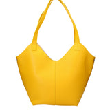 Borsa a mano da donna Vera pelle 07231-D04 GIALLO Roberta Rossi