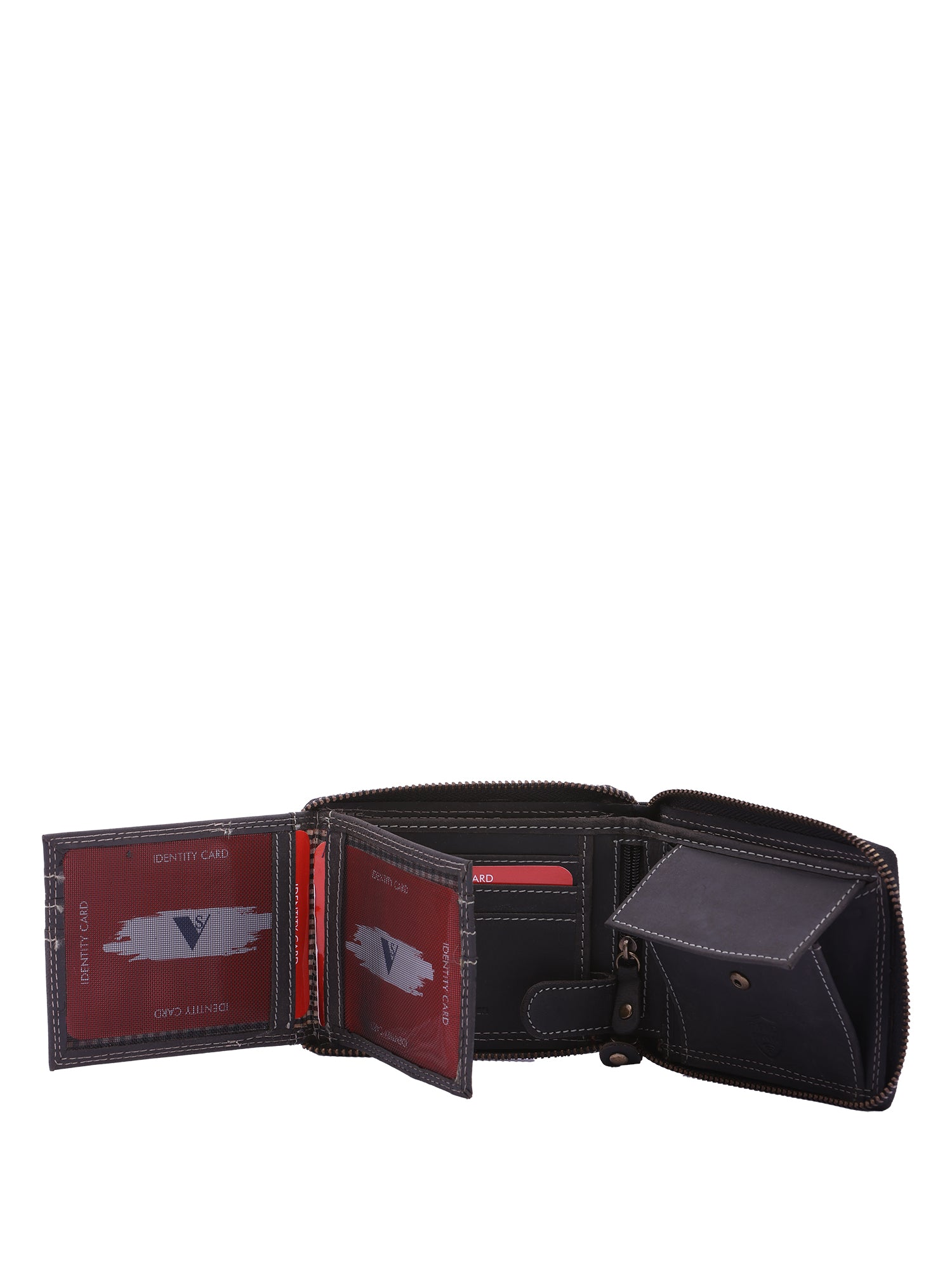 Portafoglio uomo in vera pelle Casual IN-1101-SKULL-NERO Sergio Valentini