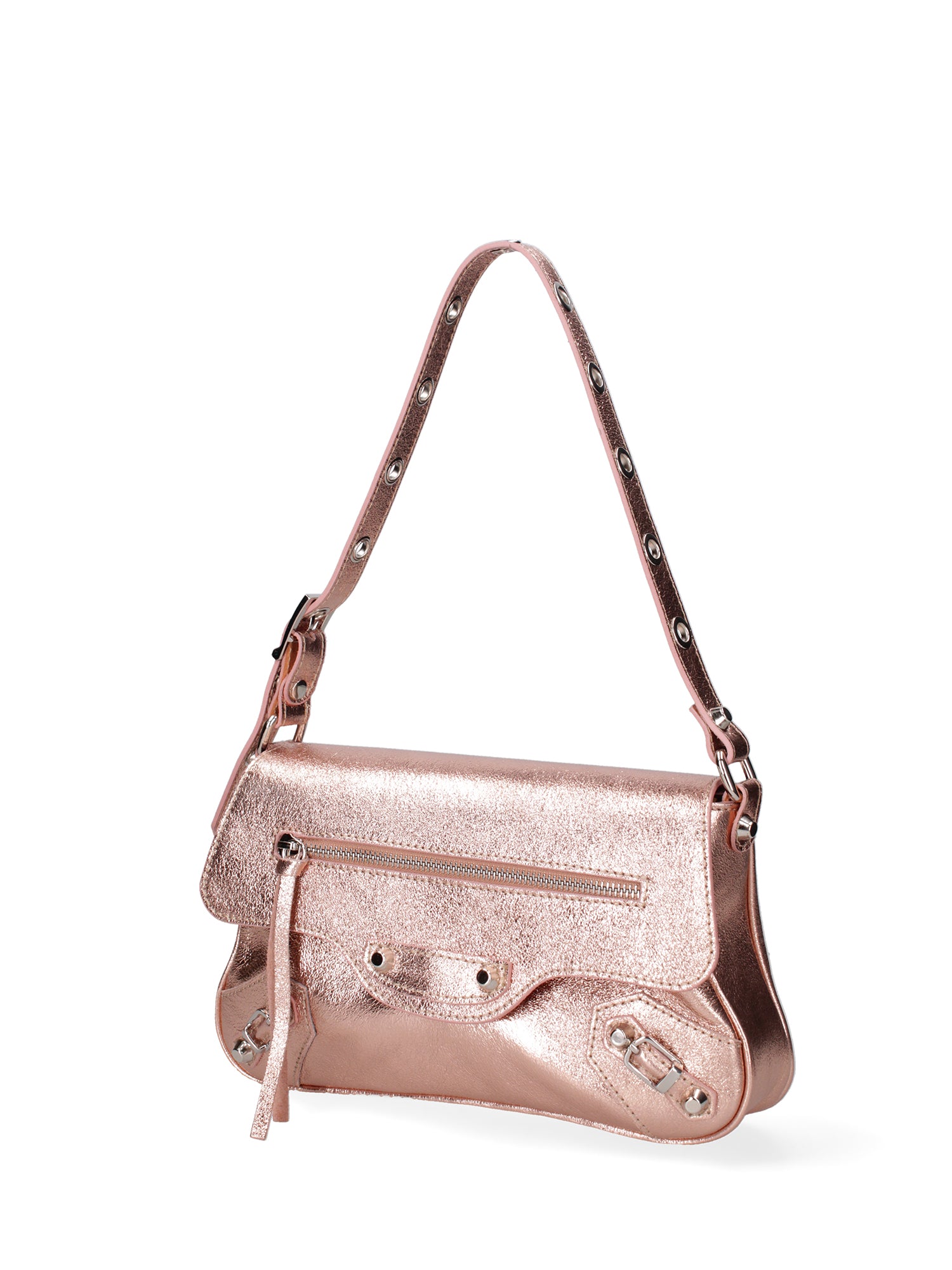 Borsa a spalla da donna Vera pelle 07234-L012 ROSA Roberta Rossi