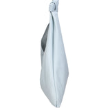 Borsa a spalla da donna 100% vera pelle 07156-D92 CELESTE Viola Castellani
