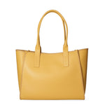Borsa a spalla da donna 100% pelle riciclata 07225-Light yellow Viola Castellani