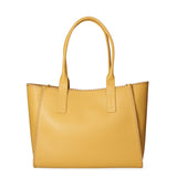 Borsa a spalla da donna 100% pelle riciclata 07225-Light yellow Viola Castellani
