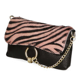 Safira Borsa a mano da donna Vera pelle 04760-ZEBRA ROSA Gave Lux