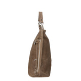 Elga Borsa a spalla da donna Vera pelle 80051-TAUPE Gave Lux