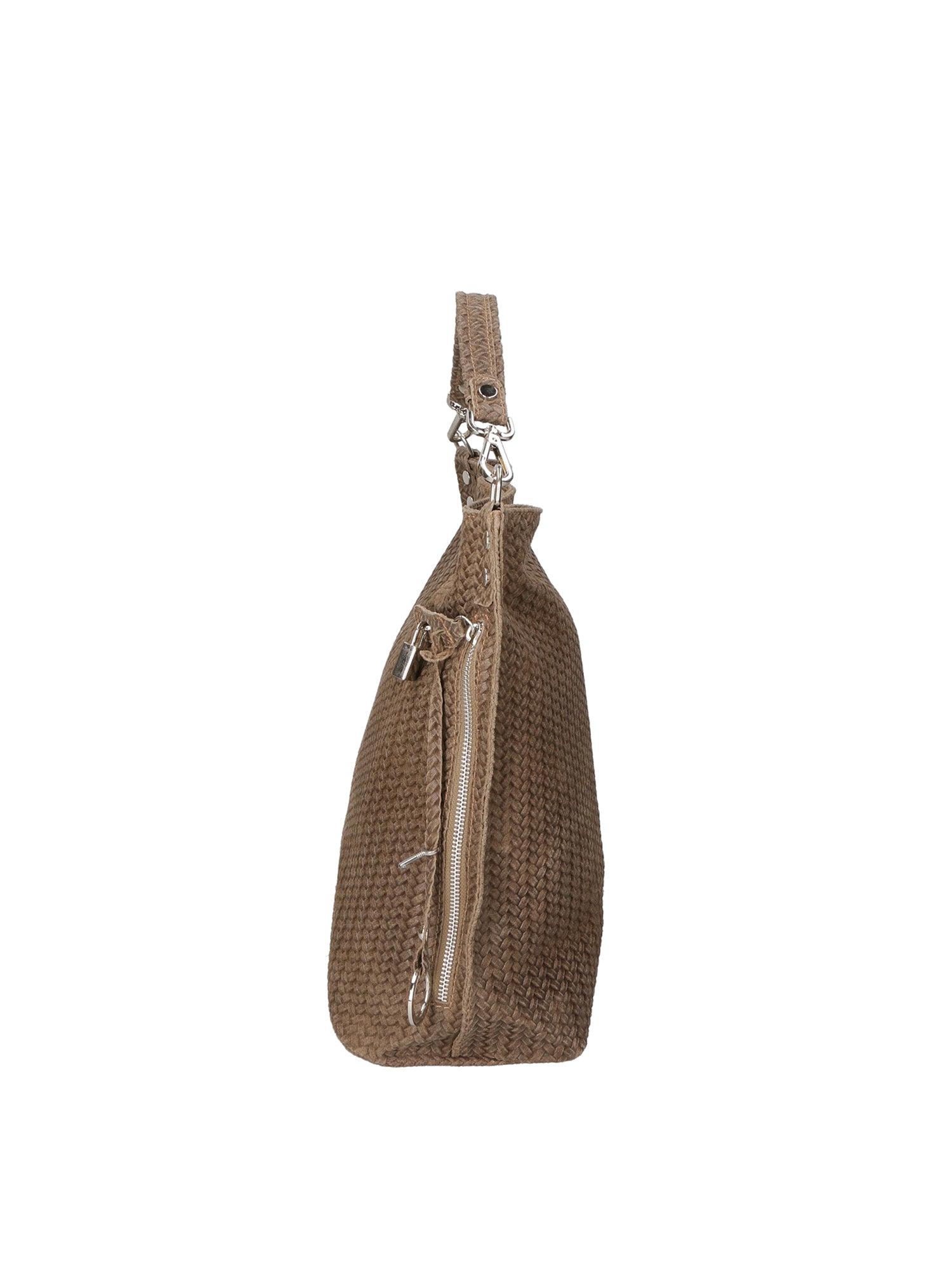 Elga Borsa a spalla da donna Vera pelle 80051-TAUPE Gave Lux