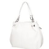Ereba Borsa a mano da donna Made in Italy 100% pelle 3305-S01 BIANCO Gave Lux
