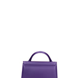 Borsa a mano da donna 100% gomma FLAT ARROW 24-VIOLET INDIGO-GOLD Marc Ellis