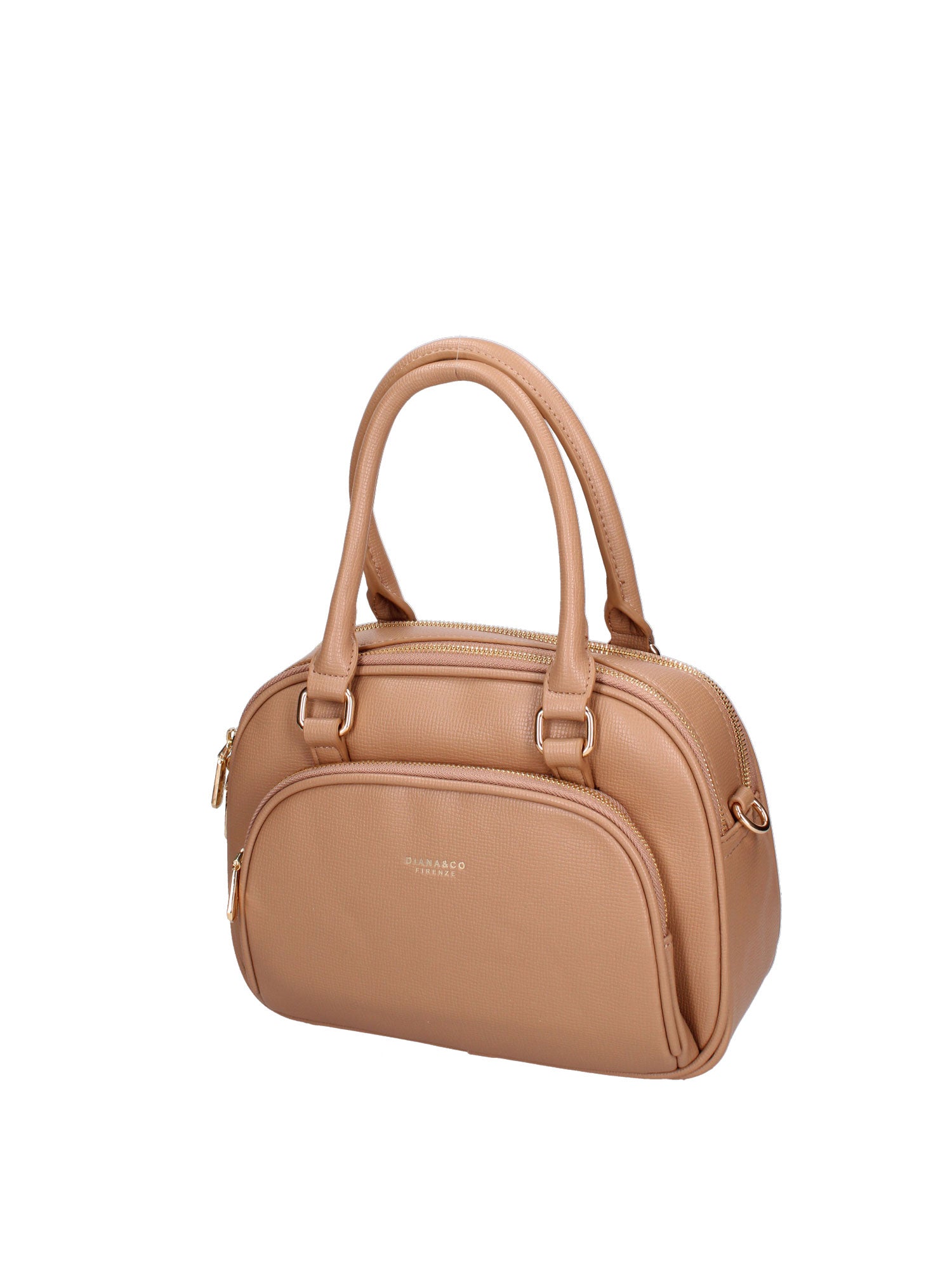 Borsa a mano da donna Ecopelle 601-4-CAMEL Diana&co