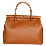 Aleria Borsa a mano da donna Vera pelle 8005-D17 CUOIO SCURO Gave Lux