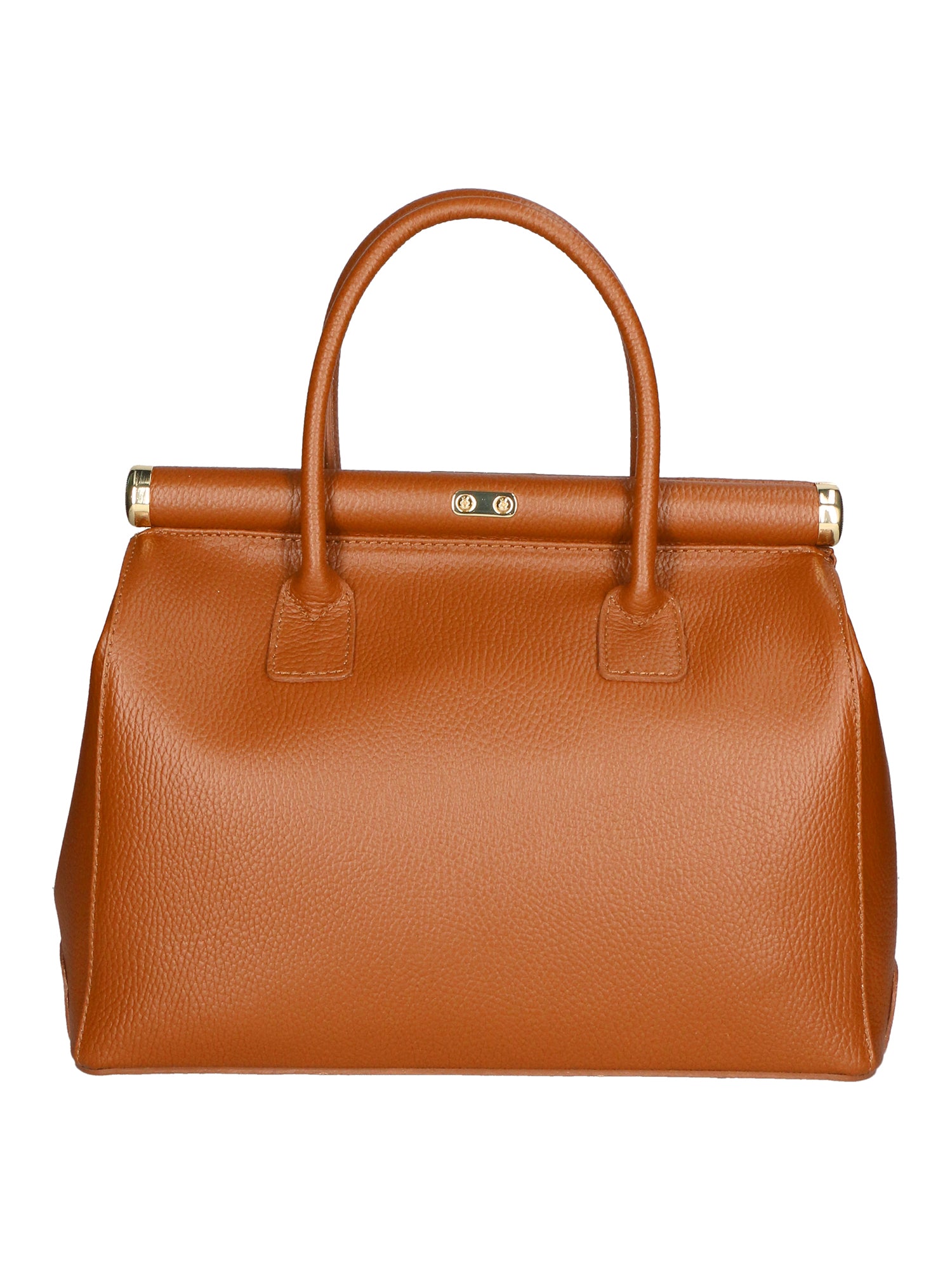 Aleria Borsa a mano da donna Vera pelle 8005-D17 CUOIO SCURO Gave Lux