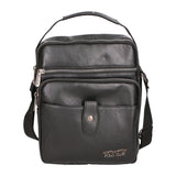 Borsa a tracolla uomo vegana 100% PU Leather PCL3101-BLACK Northampton Polo Club