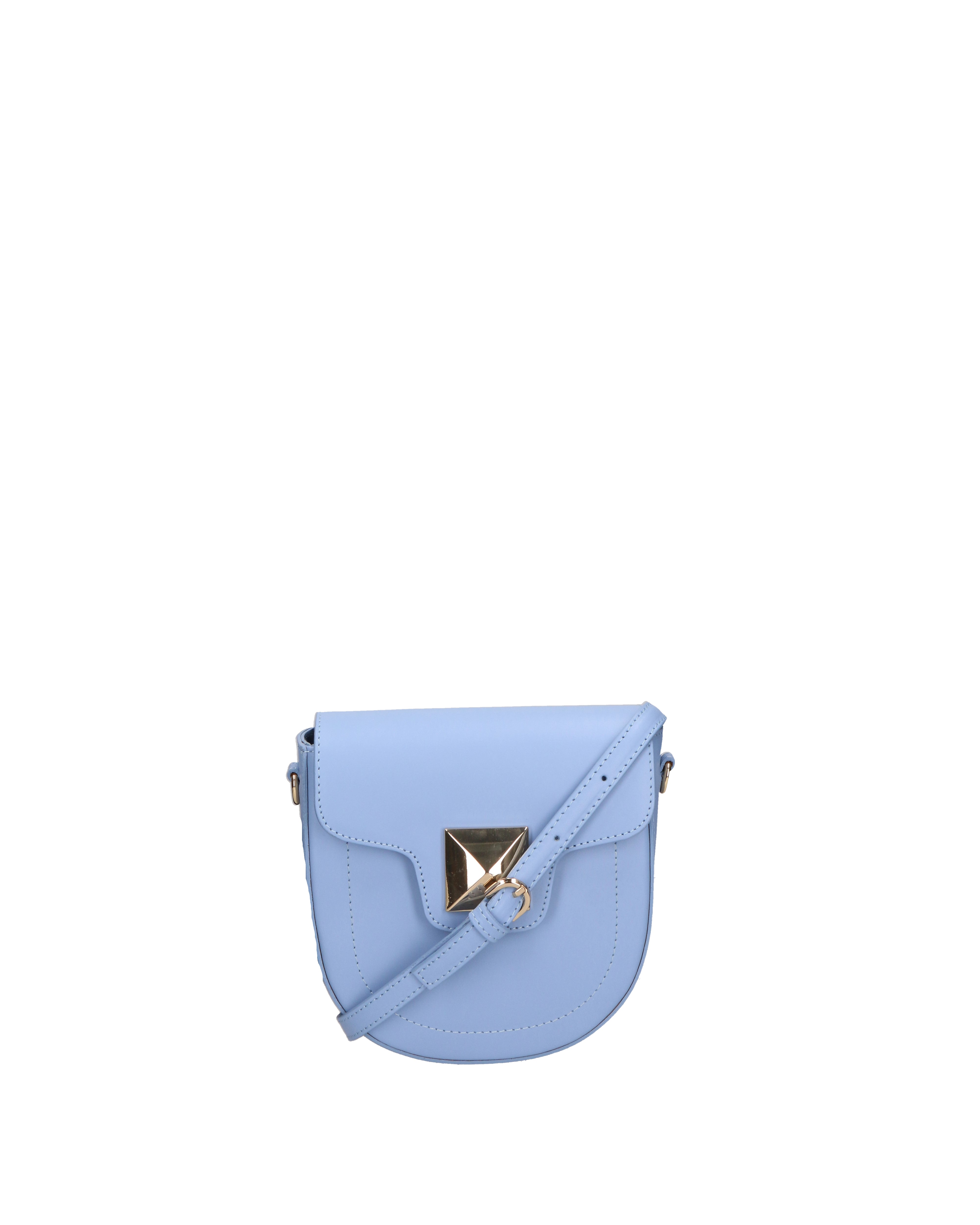 Calista Borsa a tracolla da donna Vera pelle 06014-L220 AZZURRO Gave Lux