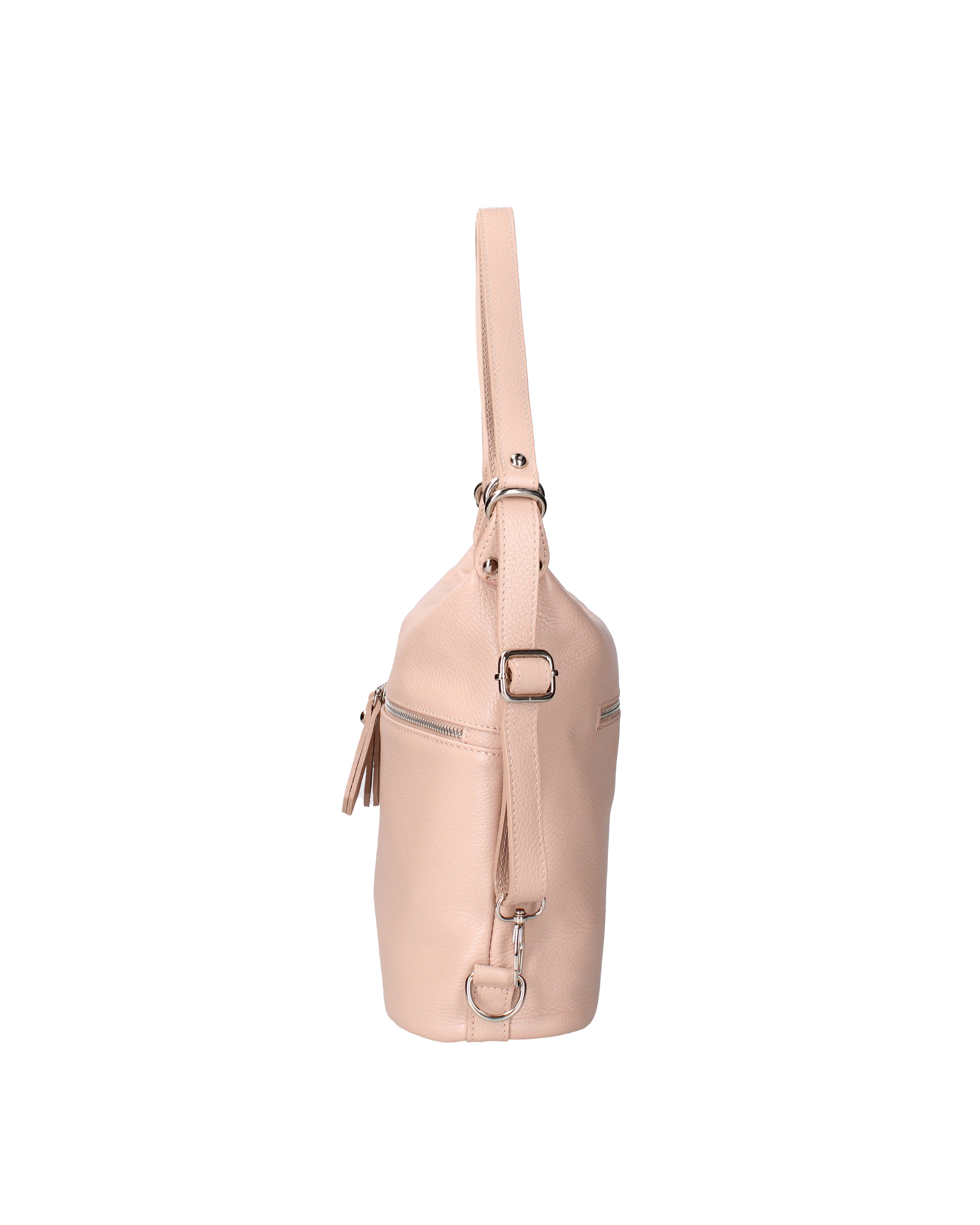 Bianca Borsa a spalla da donna Vera pelle 07136-D68 CIPRIA Viola Castellani