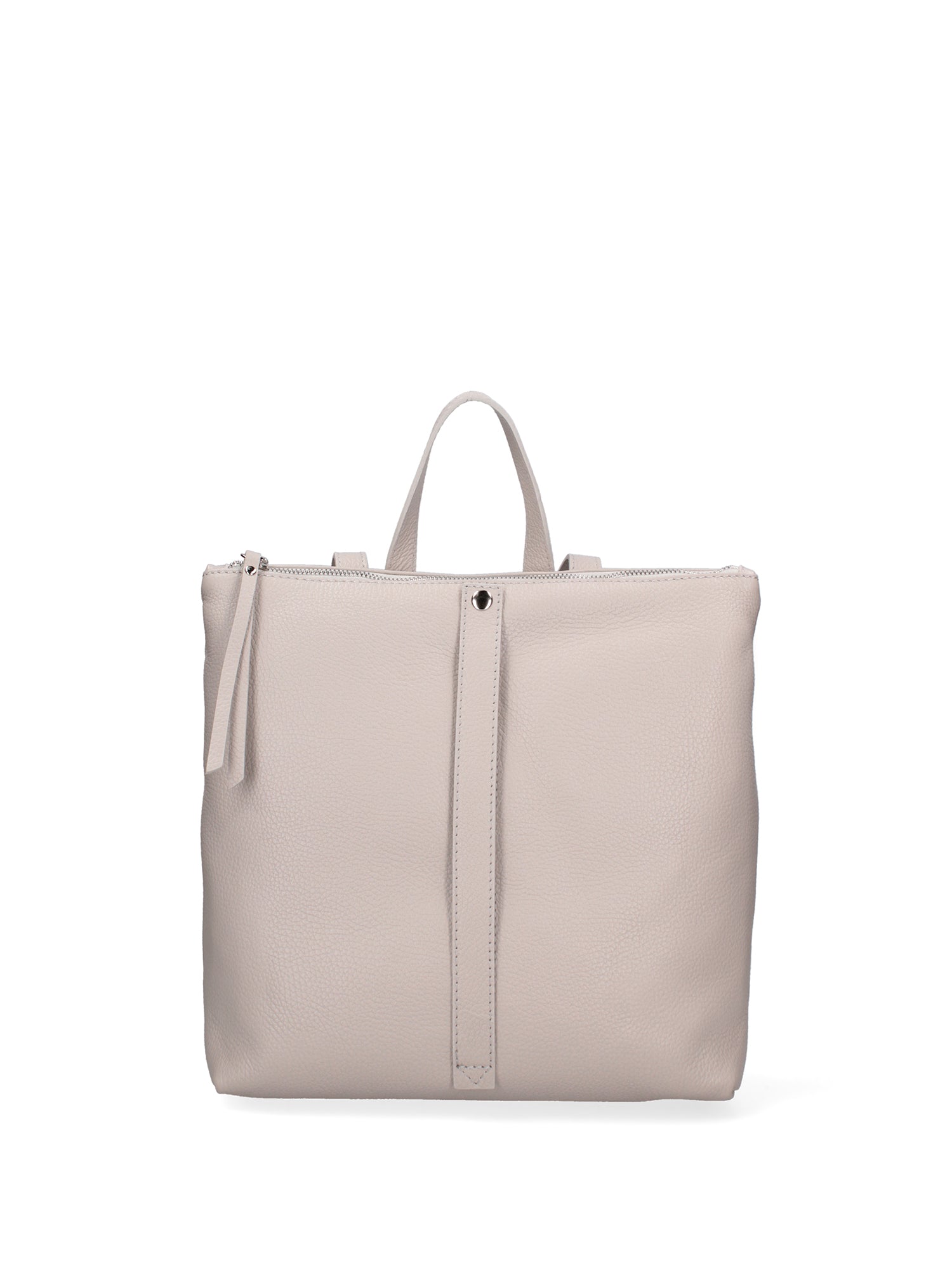 Borsa a mano da donna Vera pelle 07137-D86 GRIGIO PERLA Roberta Rossi