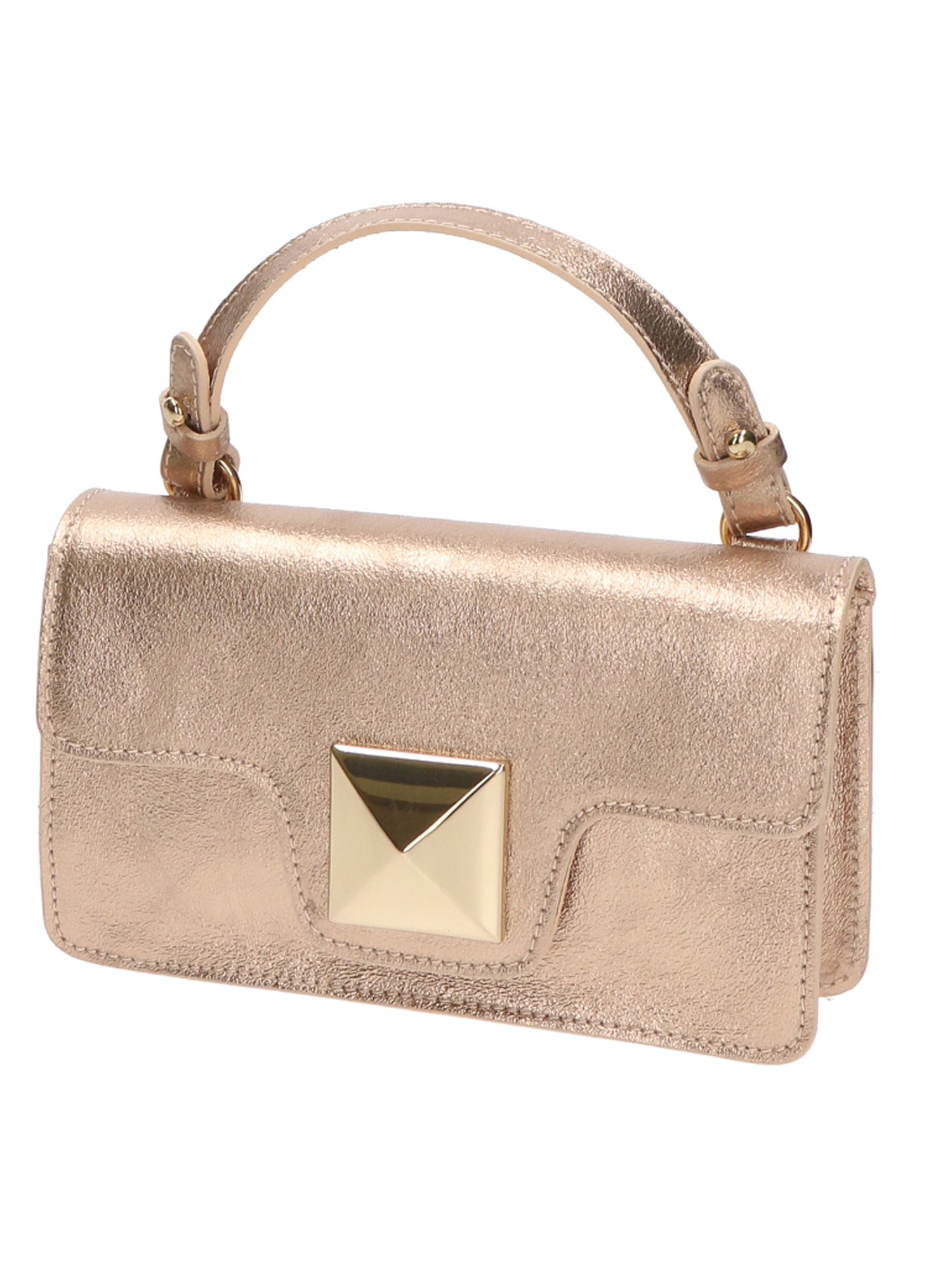 Hellen Borsa a mano da donna Vera pelle 06010-L024 CHAMPAGNA Gave Lux