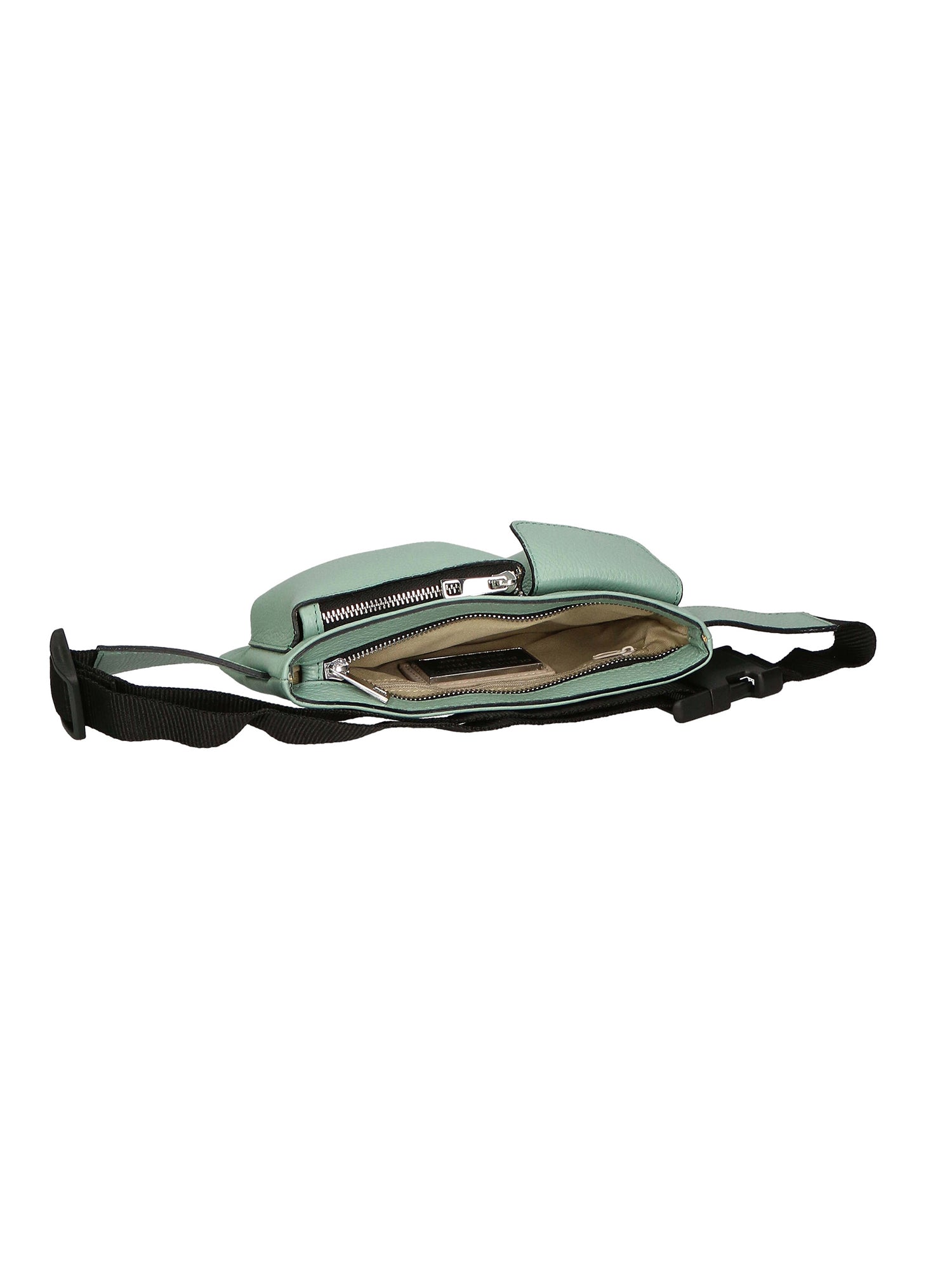 Aisha 04733-D59 GRANITA Marsupio da donna in vera pelle + canvas Gave Lux