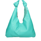 Borsa a spalla da donna 100% vera pelle 07156-D30 SMERALDO Viola Castellani