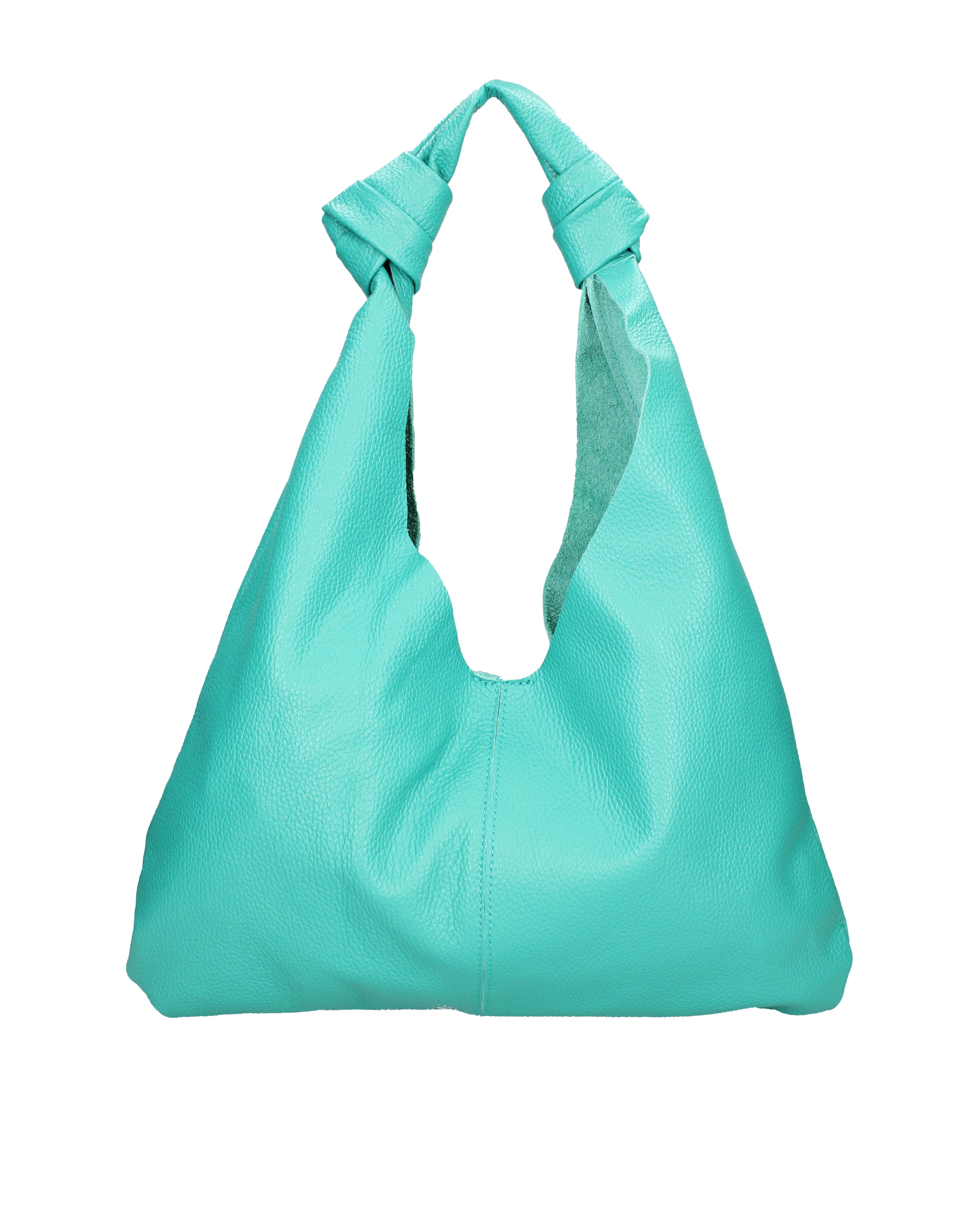 Borsa a spalla da donna 100% vera pelle 07156-D30 SMERALDO Viola Castellani