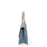 Borsa a spalla da donna Nylon & Ecopelle DC3533-2-JEANSBLUE Diana&co