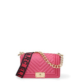 Borsa a mano da donna 100% Pvc FLAT-S 24-CHERRY - GOLD Marc Ellis