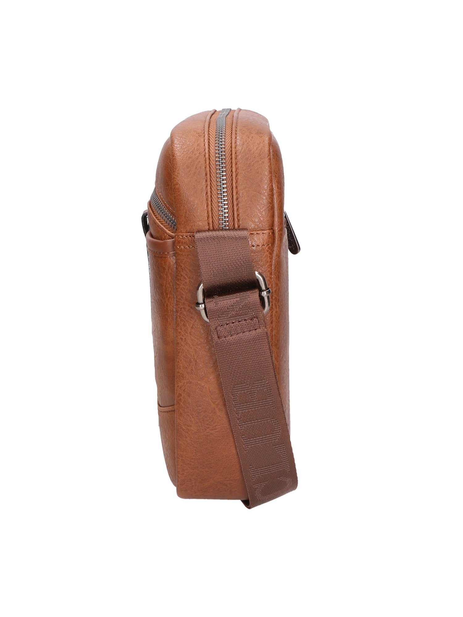 Borsa a tracolla uomo 100% PU Leather PCL3006-BROWN Northampton Polo Club