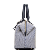Borsa a mano da donna 100% pelle vegana PU 749-1PT-NAVYBLUE Diana&co