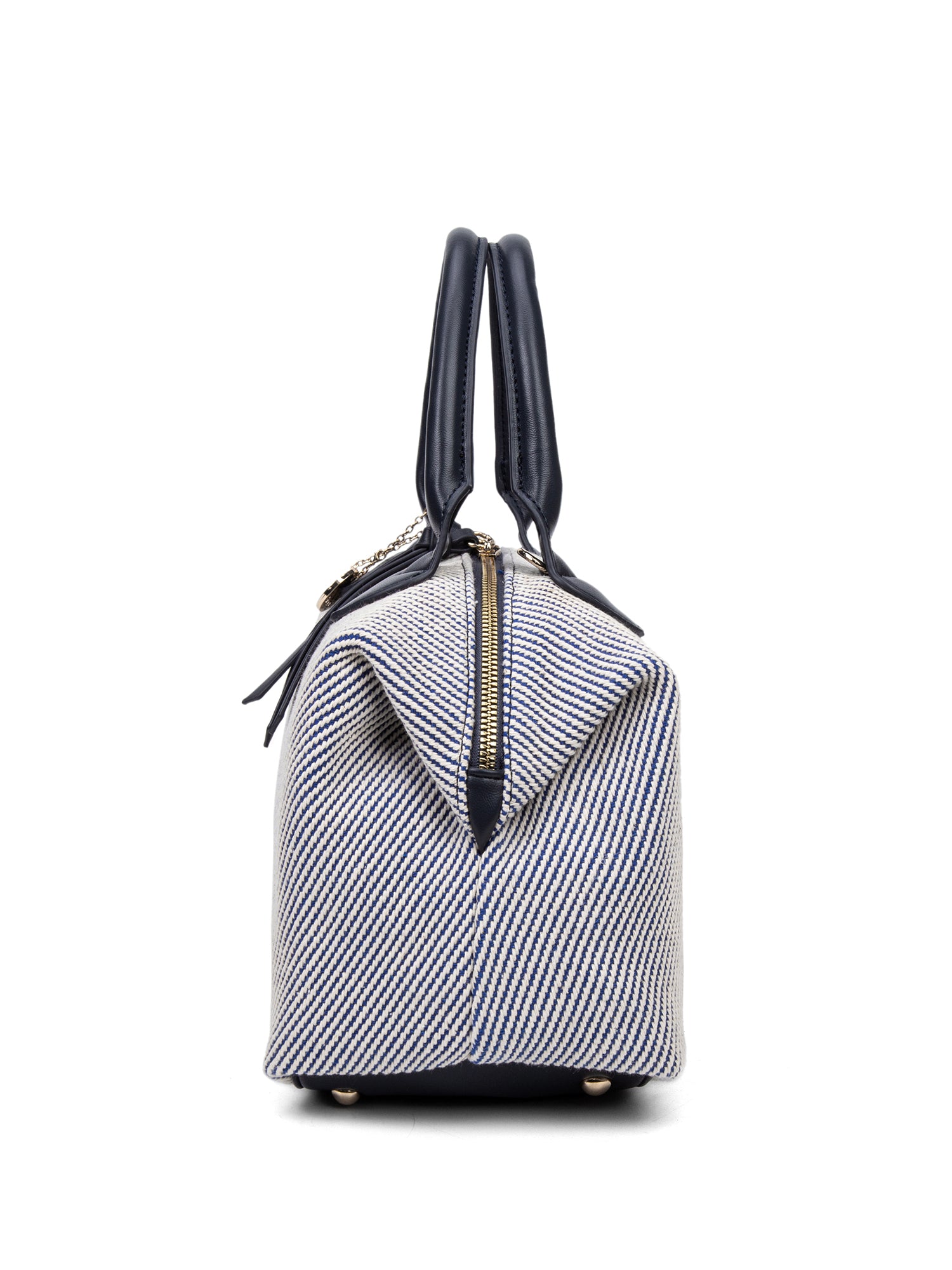 Borsa a mano da donna 100% pelle vegana PU 749-1PT-NAVYBLUE Diana&co